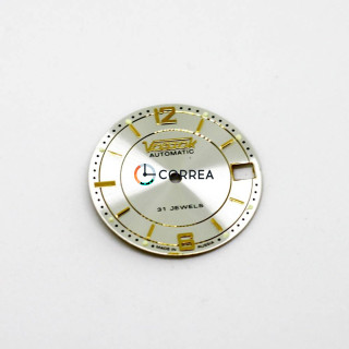 Циферблат для годинника Восток сріблястий CV-010